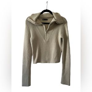Zara Quarter Zip Sweater - Large